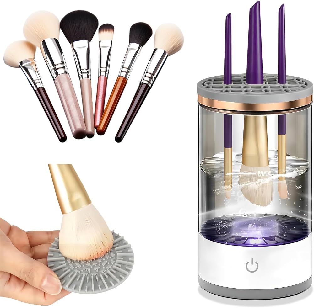Portable Electric Makeup Brush Cleaner Machine