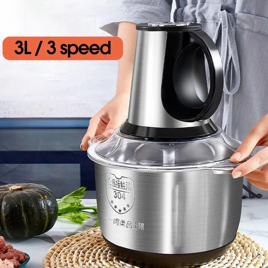 Falari 3L Electric Meat Grinder Stainless Steel
